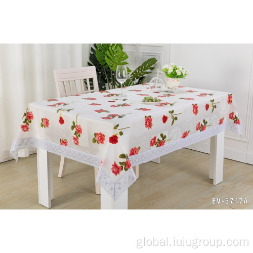 Peva Tablecloth Waterproof Printed Disposable PEVA Tablecloth Supplier